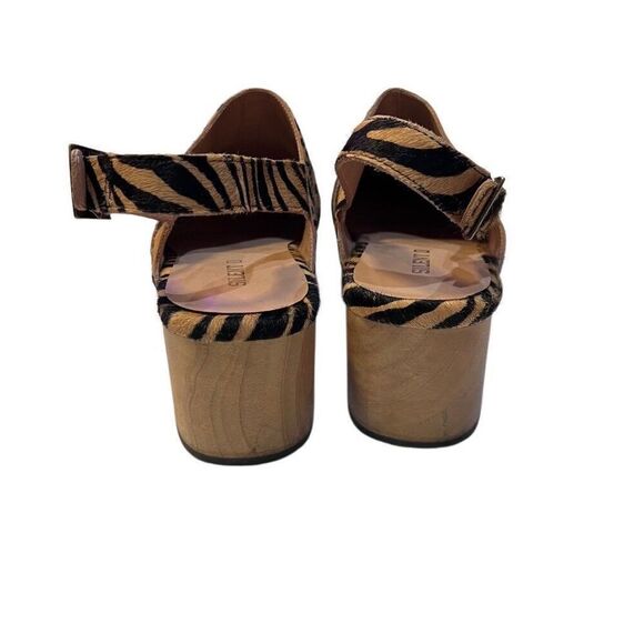 Silent D Georgia Clogs Size 40 Cow Hair Animal Print - Picture 7 of 10